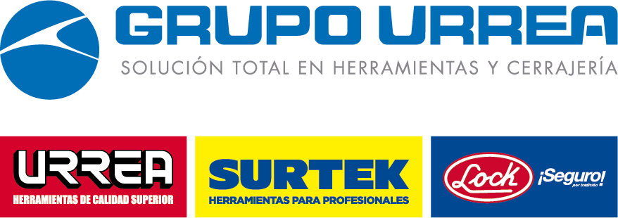 Grupo Urrea Herramientas y Cerrajería logo transparente